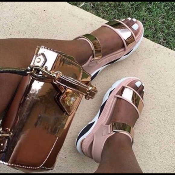 aldo metallic sandals